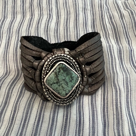 Leatherock Jewelry - Leather Rock Bracelet